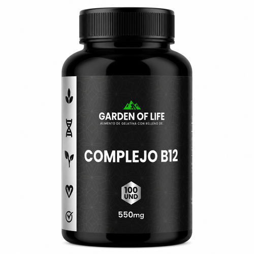 COMPLEJO B12 | GARDEN OF LIFE | 100 CÁPSULAS