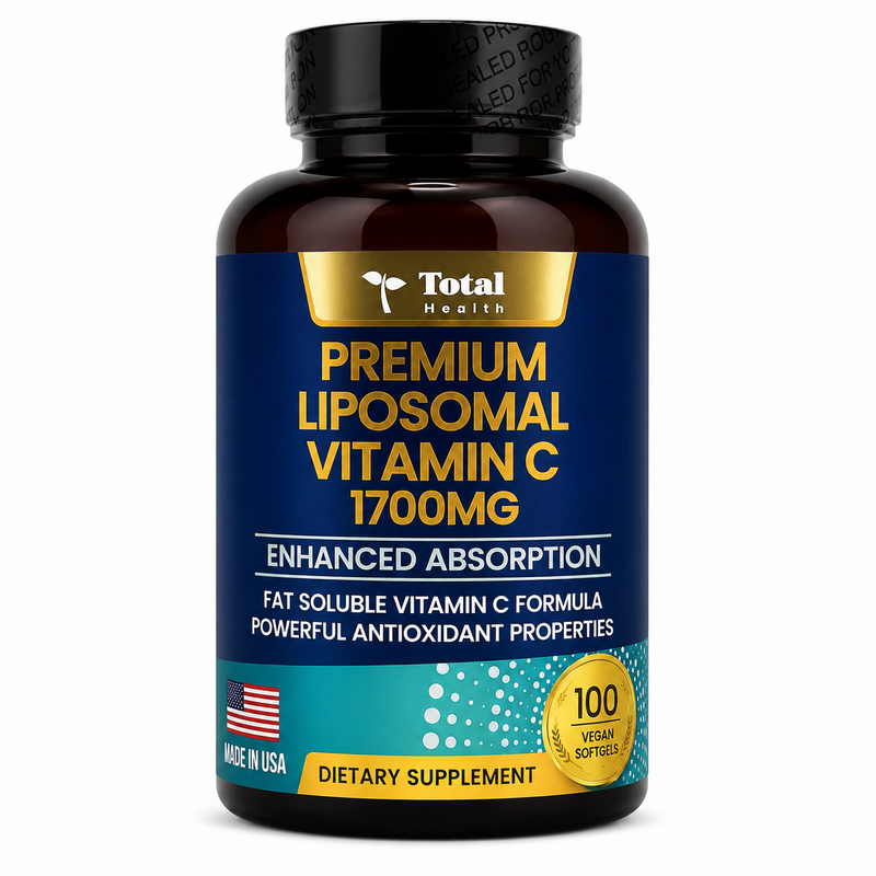 VITAMINA C LIPOSOMAL 1700MG | TOTAL HEALTH | USA | 100 SOFTGELS VEGANAS