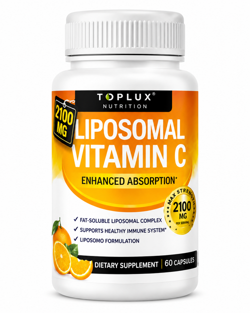 VITAMINA C LIPOSOMAL 2100MG | TOPLUX NUTRITION | 60 CÁPS VEGANAS