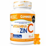 VITAMINA C Y ZINC | NATURAL HEALTH | 60 UNIDADES