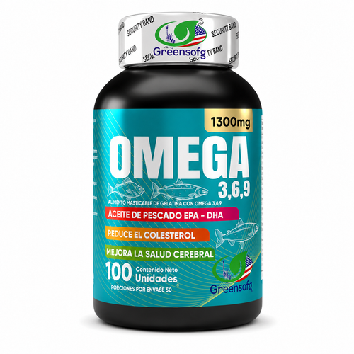 OMEGA 3,6,9 | GREENSOFG | 1300MG