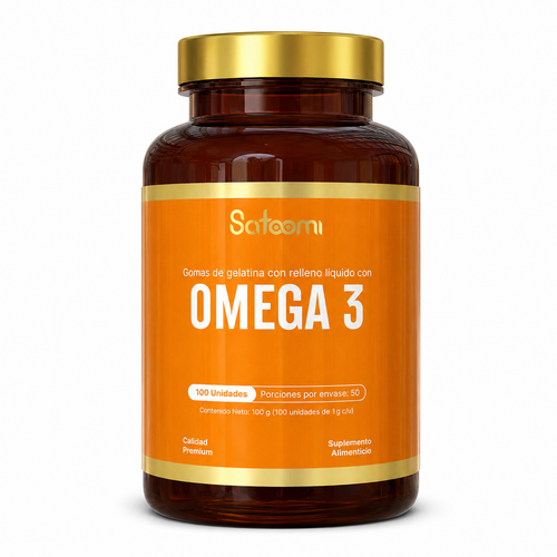 OMEGA 3 GOMITAS SATOOMI PREMIUM | 100 UNID.