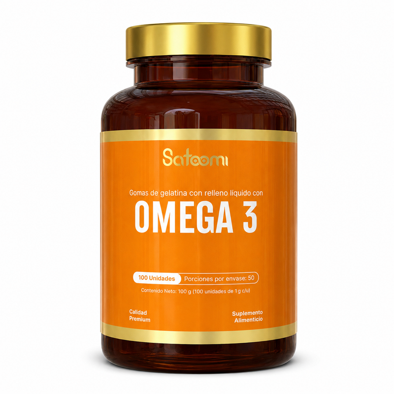 OMEGA 3 GOMITAS SATOOMI PREMIUM | 100 UNID.