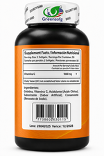 VITAMINA C 1000 MG | GREENSOFG | 100 UNIDADES