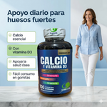 CALCIO + VITAMINA D3 | 1200 MG | GREENSOFG | 100 UNIDADES