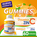 VITAMINA C Y ZINC | NATURAL HEALTH | 60 UNIDADES